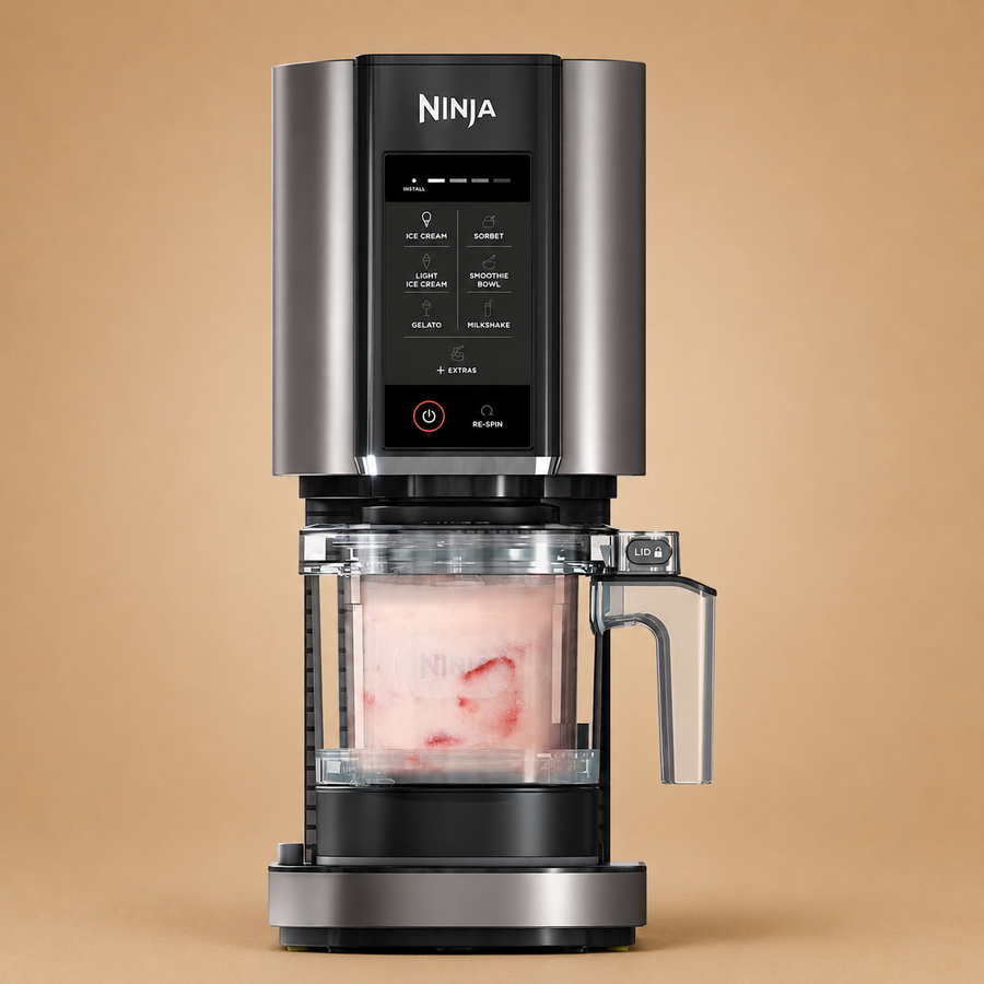 Ninja CREAMi Ice Cream Maker & Frozen Dessert Maker + 3 Tubs