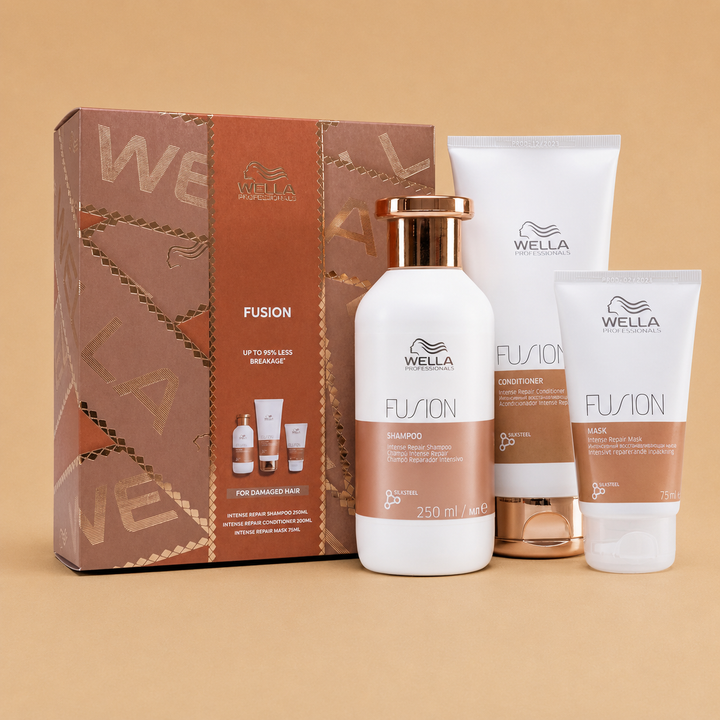 Wella Professionals Fusion Gift Set (Shampoo, Conditioner and Hair Mask)