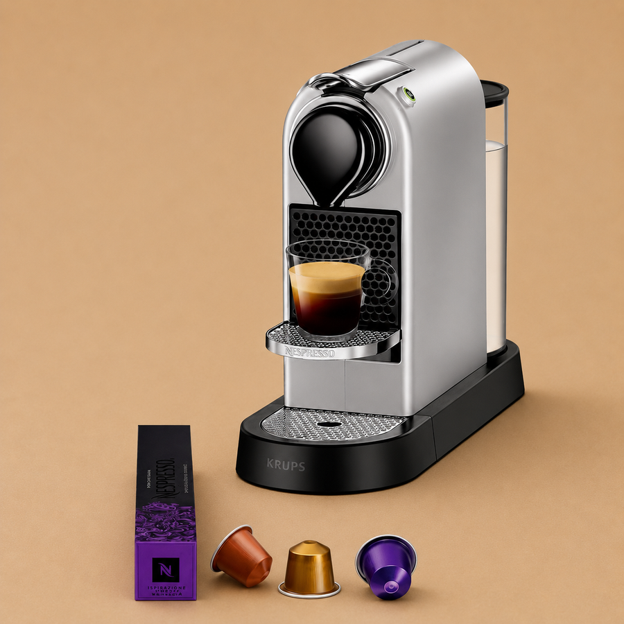 Nespresso Citiz Automatic Pod Coffee Machine + 7 Discovery Pods