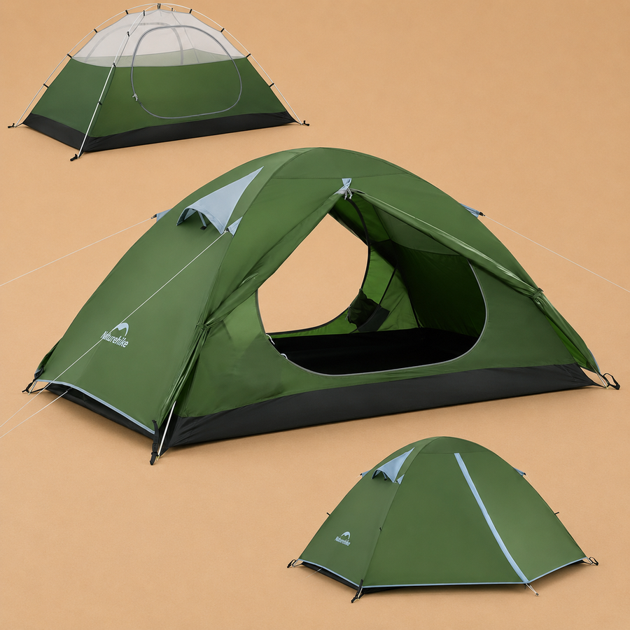 Naturehike Bleik 2 Person Tent - Green
