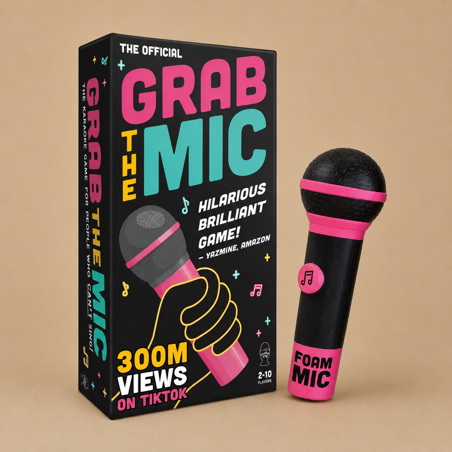 Lucky Egg Official Grab the Mic Family Karaoke Game