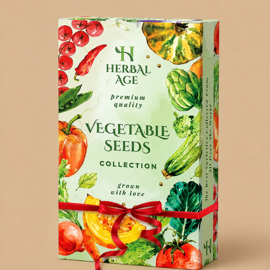 Herbal Age 12 Vegetable Plants Seed Gift Box