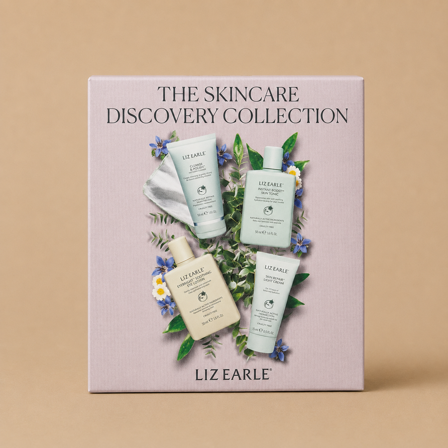 Liz Earle The Skincare Discovery Collection Gift Set + Cotton Cloth