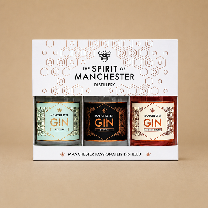 Manchester Gin Miniature Gift Sets 3 x 150ml