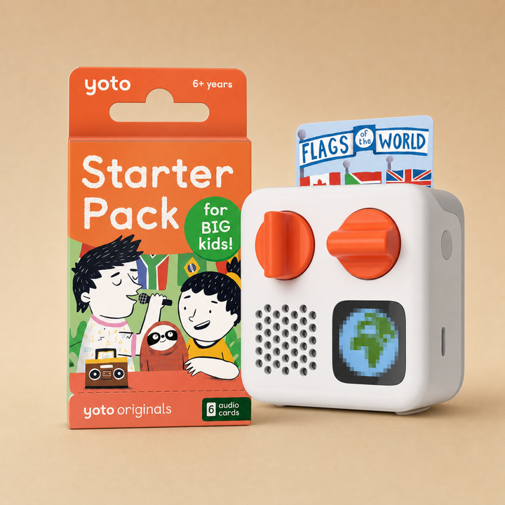 Yoto Mini (2024 YM002 Edition) + Starter Pack for Big Kids Bundle