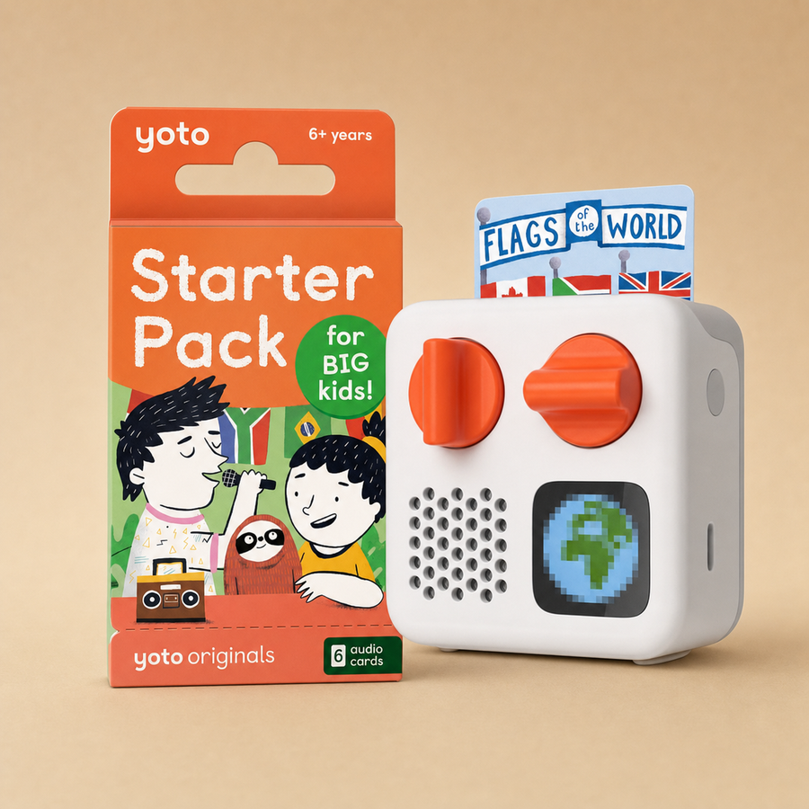 Yoto Mini (2024 YM002 Edition) + Starter Pack for Big Kids Bundle