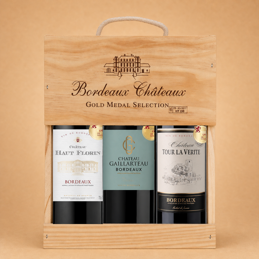 Selection Bordeaux Gold Medal Red Wine 3-Bottle Gift Set