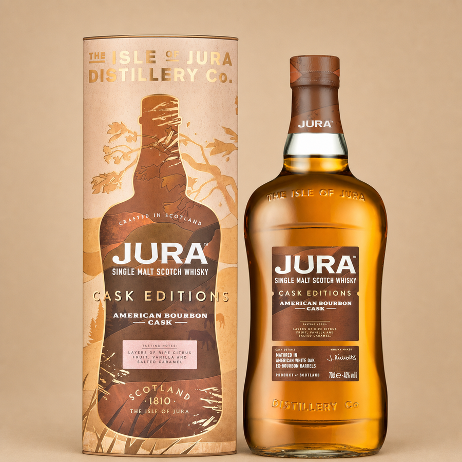 Jura American Bourbon Cask Single Malt Scotch Whiskey 700ml