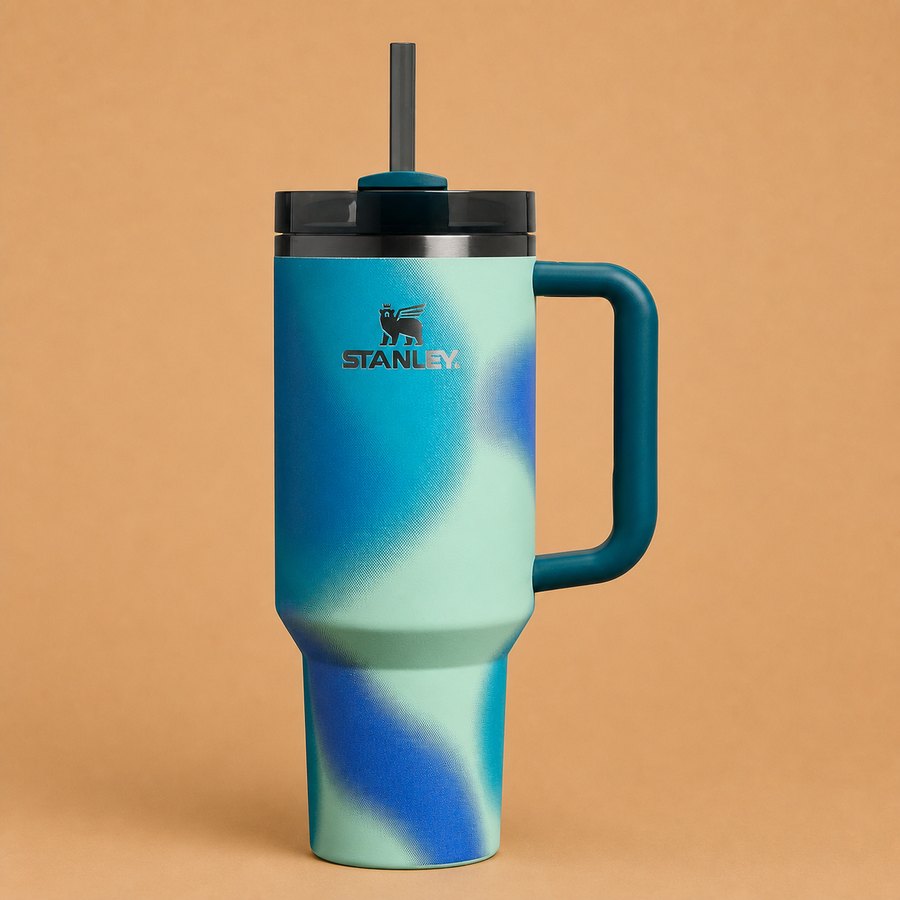 Stanley Quencher H2.0 FlowState Tumbler 1.2L - Coastal Teal Motion