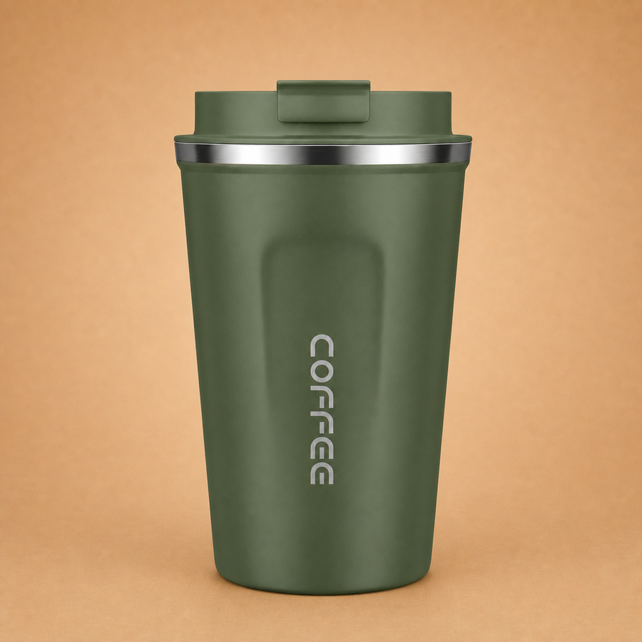 MOMSIV Insulated Coffee Cup 380ml - Green