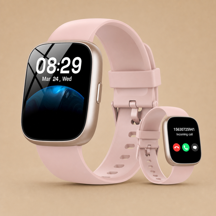 Cillso Smart Watch with Alexa 1.83" - Pink