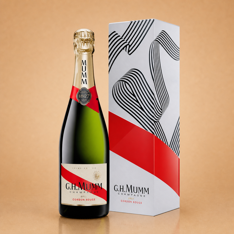 G.H. Mumm Cordon Rouge Champagne Gift Box 75cl