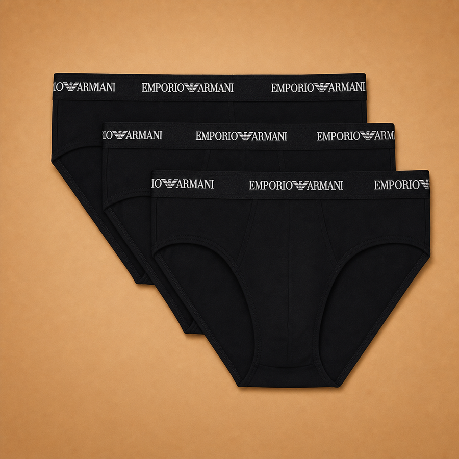 Emporio Armani Men’s Briefs 3pc Gift Set Size M