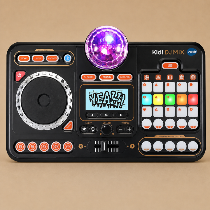 VTech Kidi DJ Mix Toy DJ Mixer for Kids - Black