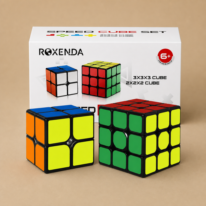 ROXENDA Speed Cube Gift Set 2X2 + 3X3 Speed Cube