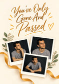 Load image into Gallery viewer, Funny You've Only Gone and Passed Photo Upload Congratulations Card for Grandson

