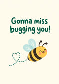 Load image into Gallery viewer, Leaving - Personalised Card — with punch holes
