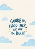 Load image into Gallery viewer, Goodbye Good Luck Keep in Touch Leaving Card for Brother
