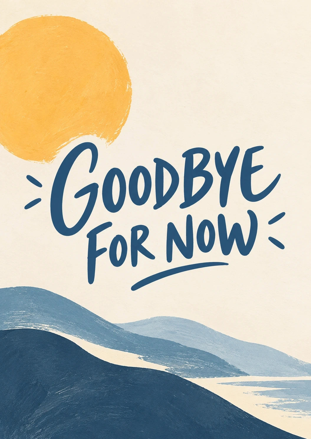 Leaving - Personalised Card — with punch holes