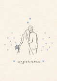 Load image into Gallery viewer, Congratulations - Personalised Card — with punch holes
