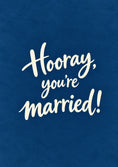 Load image into Gallery viewer, Funny Hooray You're Married Script Wedding Card for Colleague
