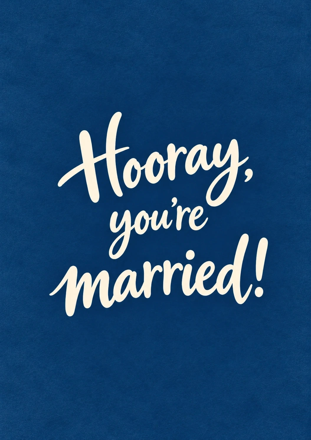 Weddings - Personalised Card — with punch holes