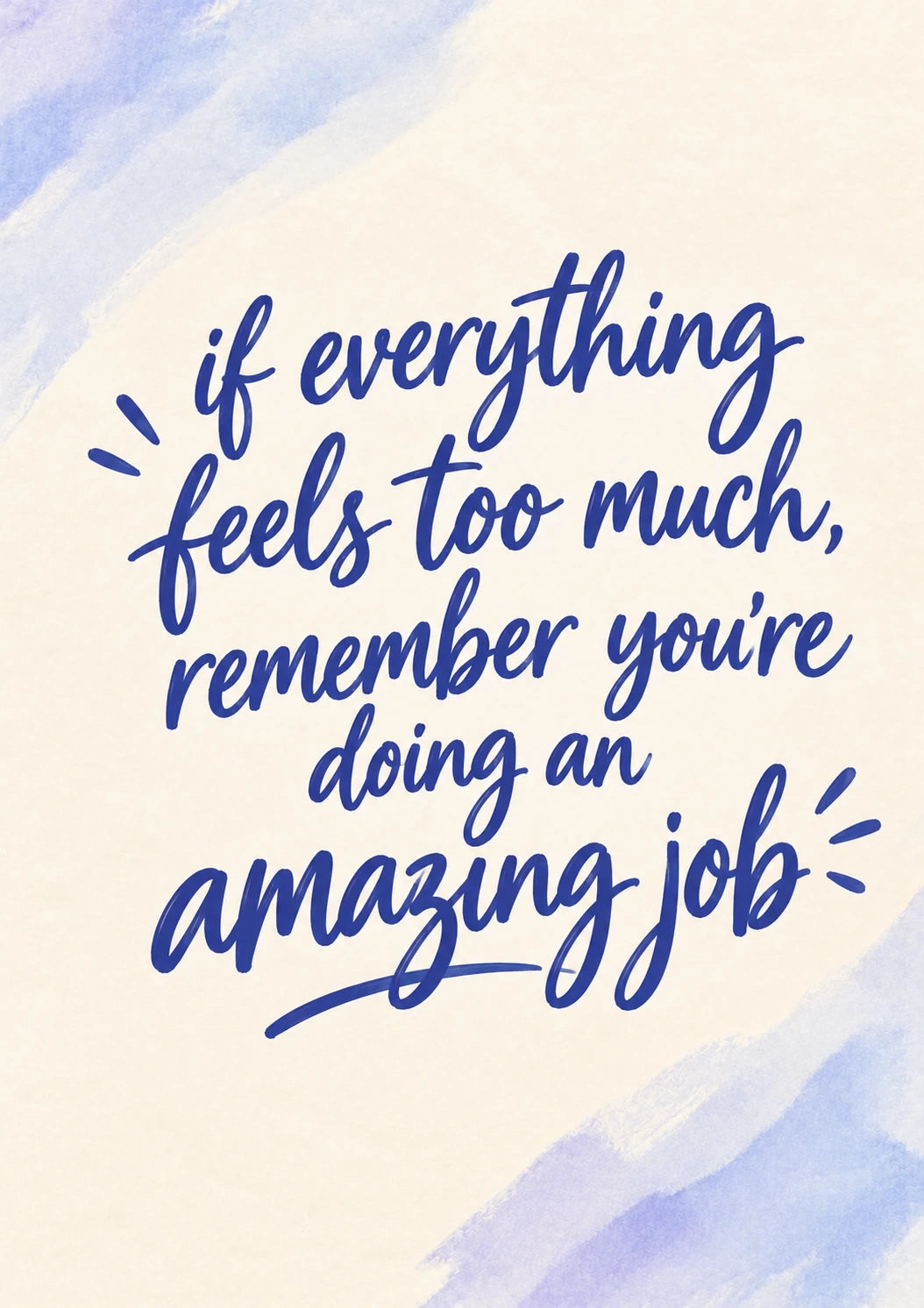 Encouraging Quote Watercolour Friendship Card for Girlfriend