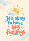 Load image into Gallery viewer, It's Okay to Have Big Feelings friendship Card for Niece
