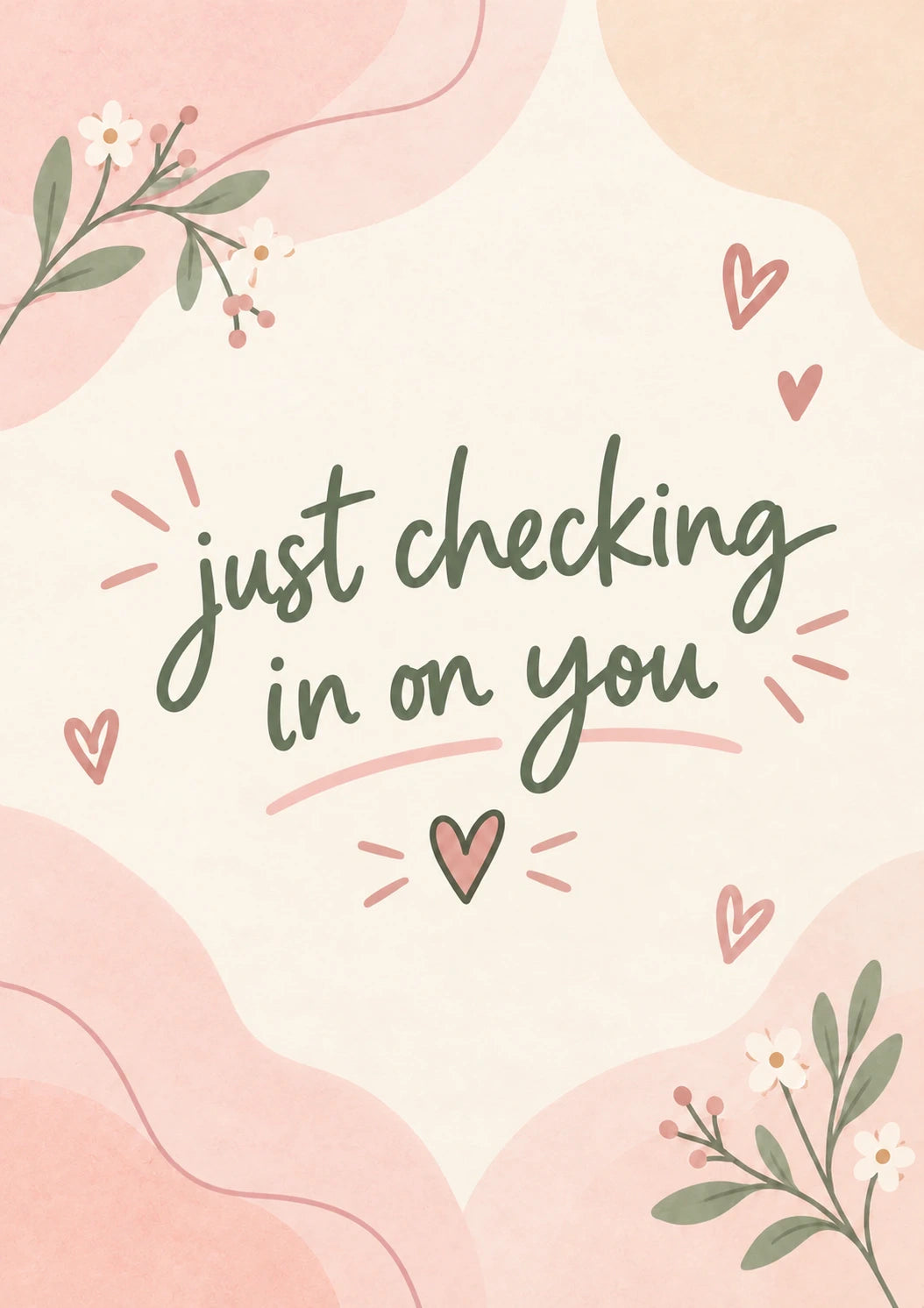 Just Checking In On You Friendship Card for Grandma