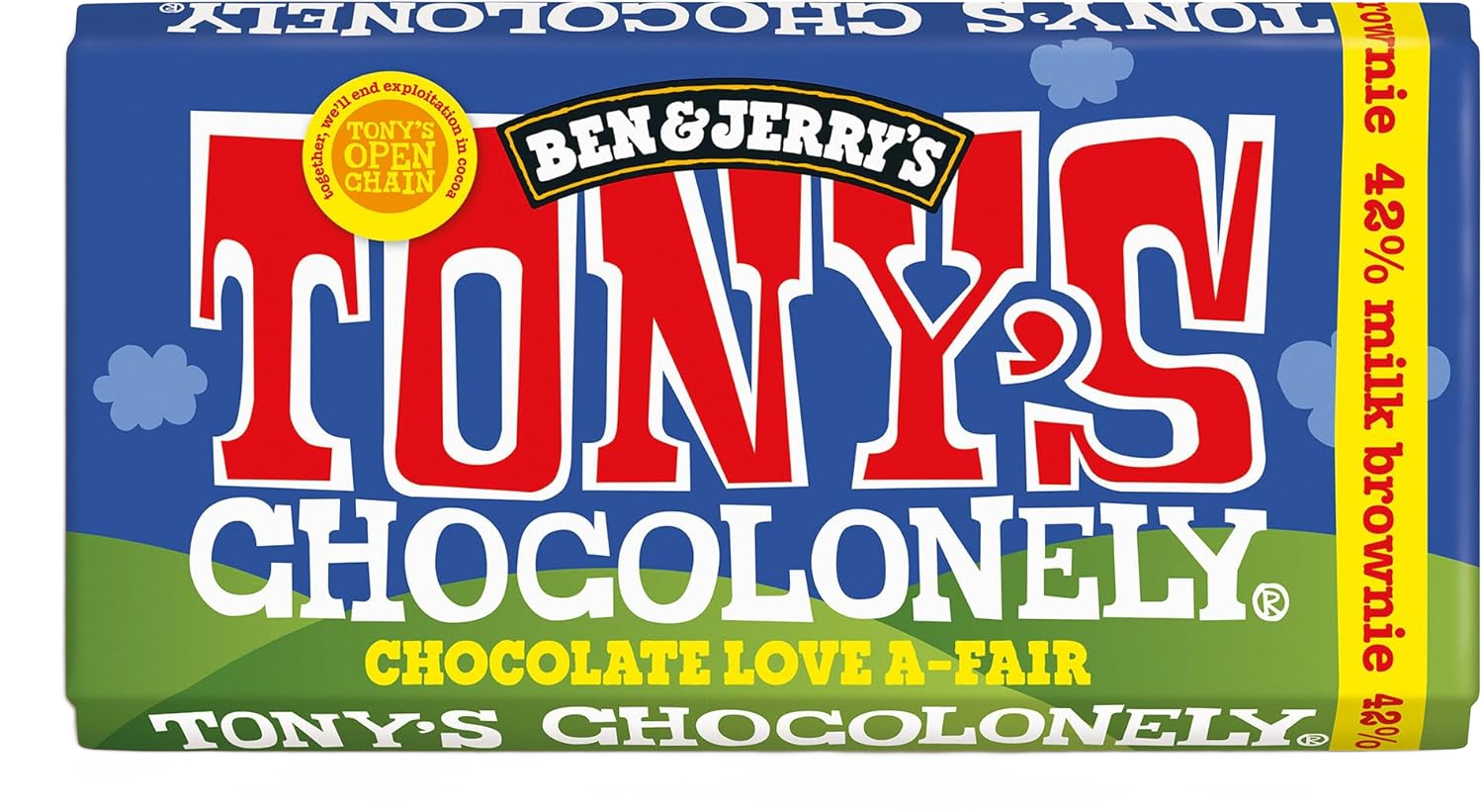 Tony's Chocolonely Dark Milk Brownie - 180g
