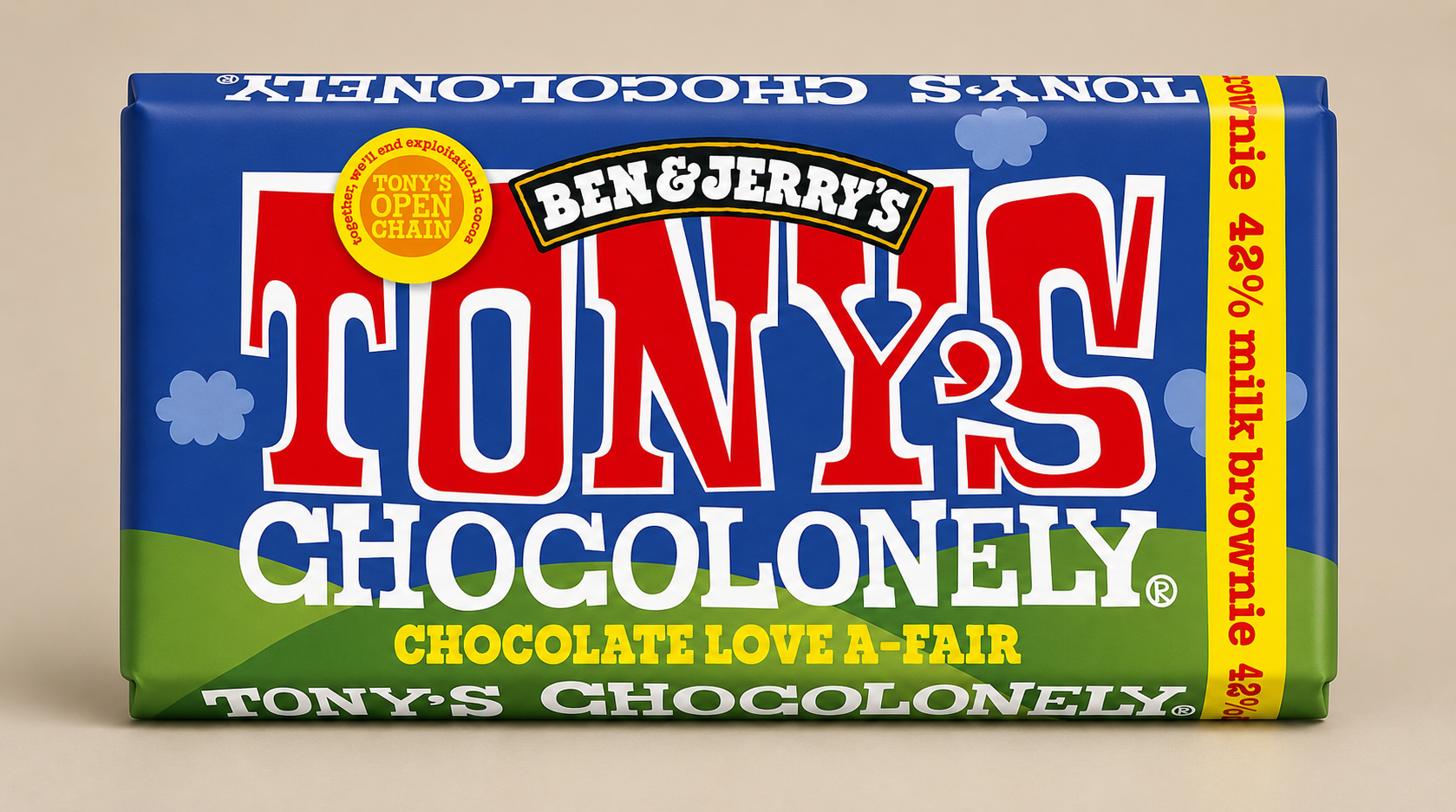 Tony's Chocolonely Dark Milk Brownie - 180g
