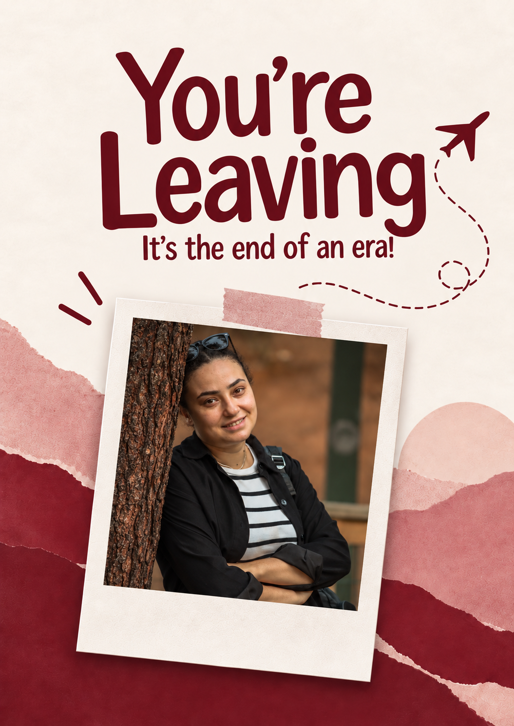 End of an Era Colleague Photo Upload Leaving Card