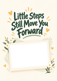 Load image into Gallery viewer, Little Steps Forward Uplifting Photo Upload Friendship Card for Grandma
