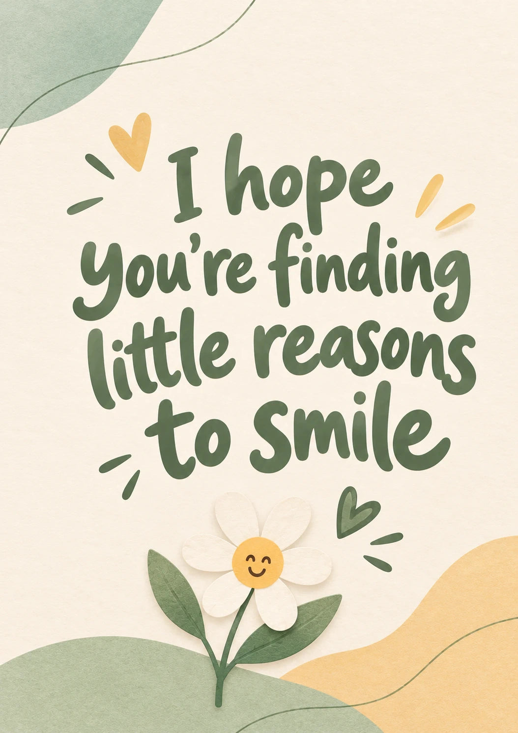 Little Reasons to Smile Friendship Card for Niece
