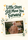 Load image into Gallery viewer, Little Steps Forward Uplifting Photo Upload Friendship Card for Grandma
