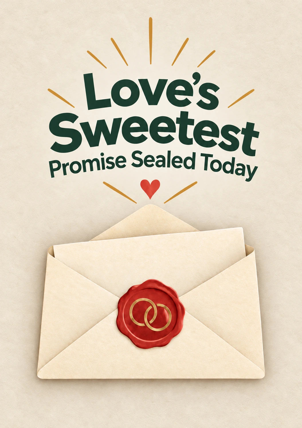 Love's Sweetest Promise Sealed Today Wedding Card for Brother