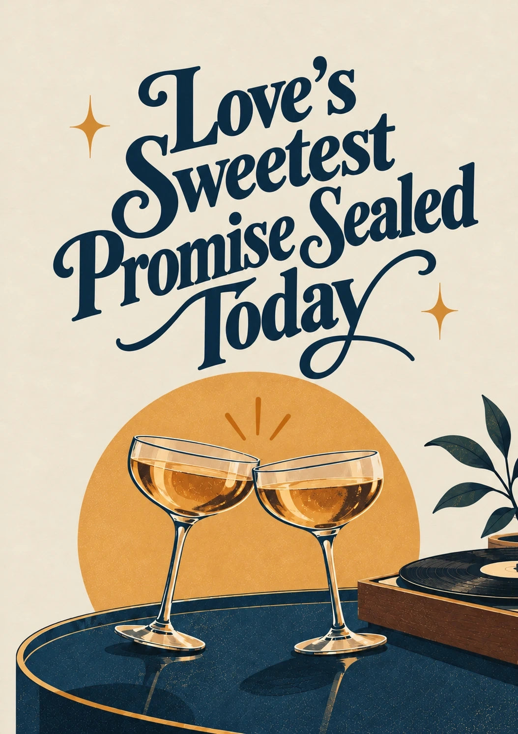 Weddings - Personalised Card — with punch holes