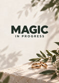Load image into Gallery viewer, Magic In Progress Gold Rings Wedding Card for Brother
