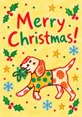 Load image into Gallery viewer, Christmas - Personalised Card — with punch holes
