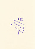 Load image into Gallery viewer, Minimalist Line Art Embrace Anniversary Card for Her
