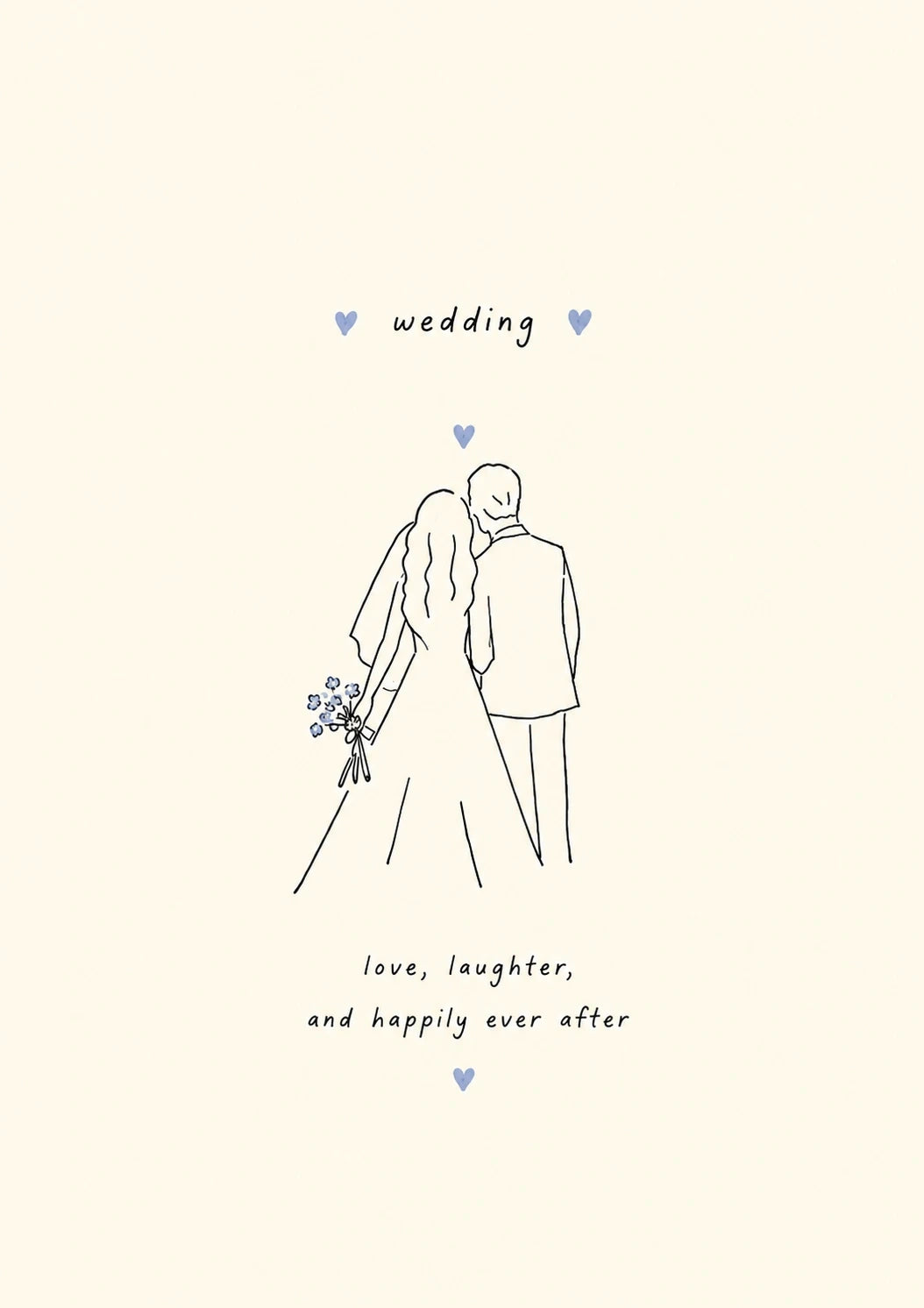 Engagement - Personalised Card — with punch holes