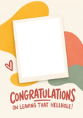 Load image into Gallery viewer, Funny Congratulations on Leaving That Hellhole Photo Upload Leaving Card for Sister
