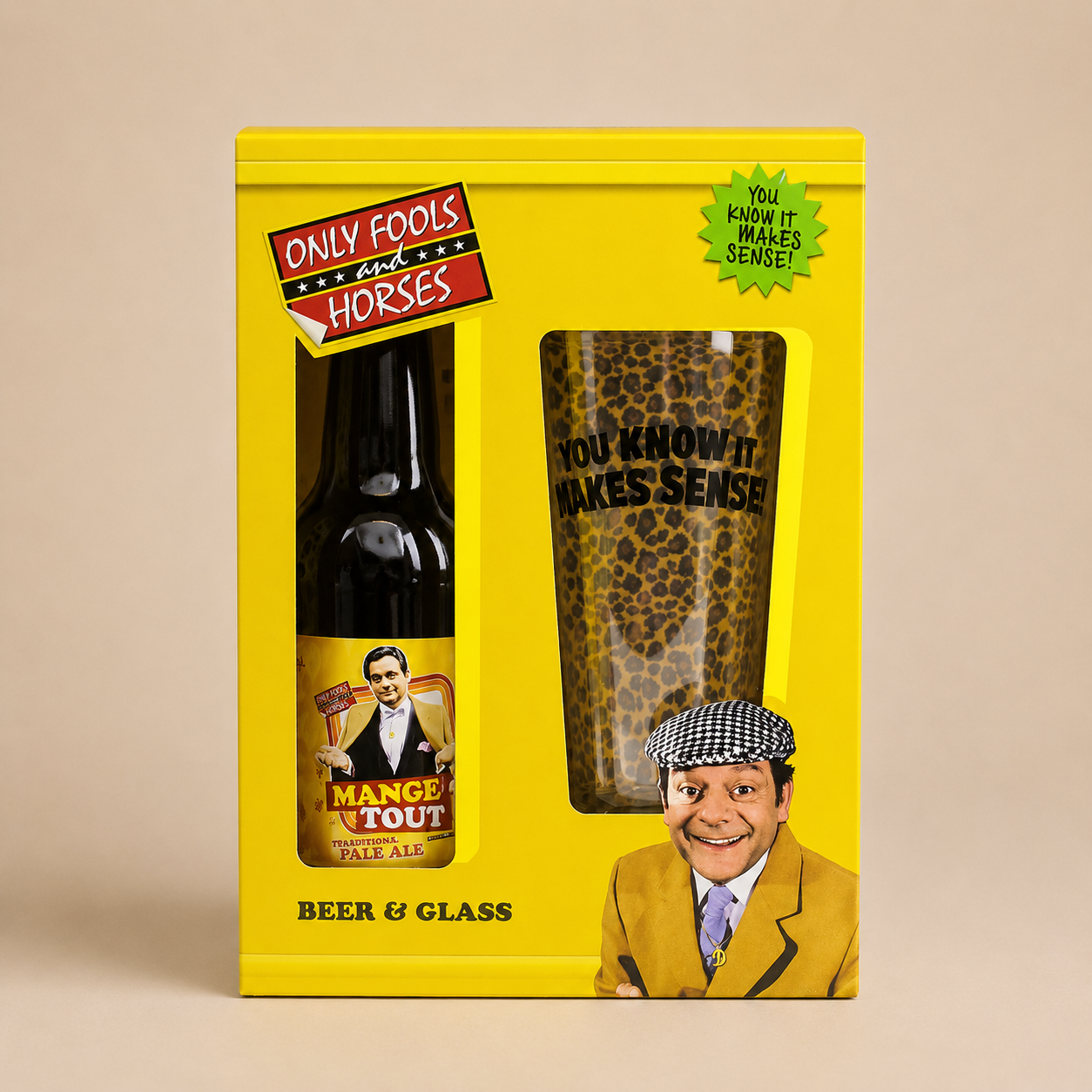 Only Fools & Horses Beer and Glass Set