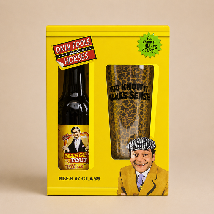 Only Fools & Horses Beer and Glass Set