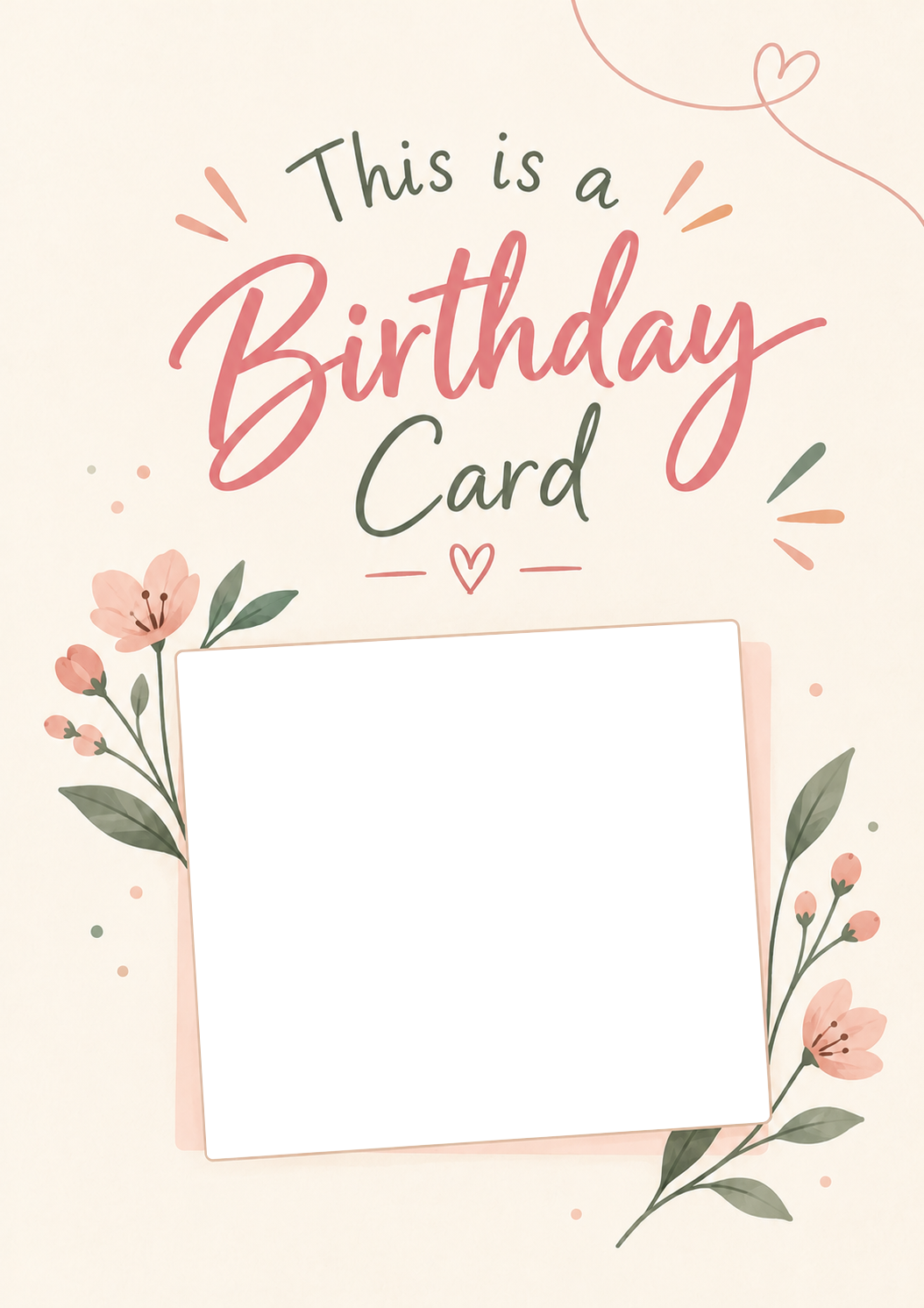Cheeky This Is A Birthday Card Photo Upload friendship Card for Partner