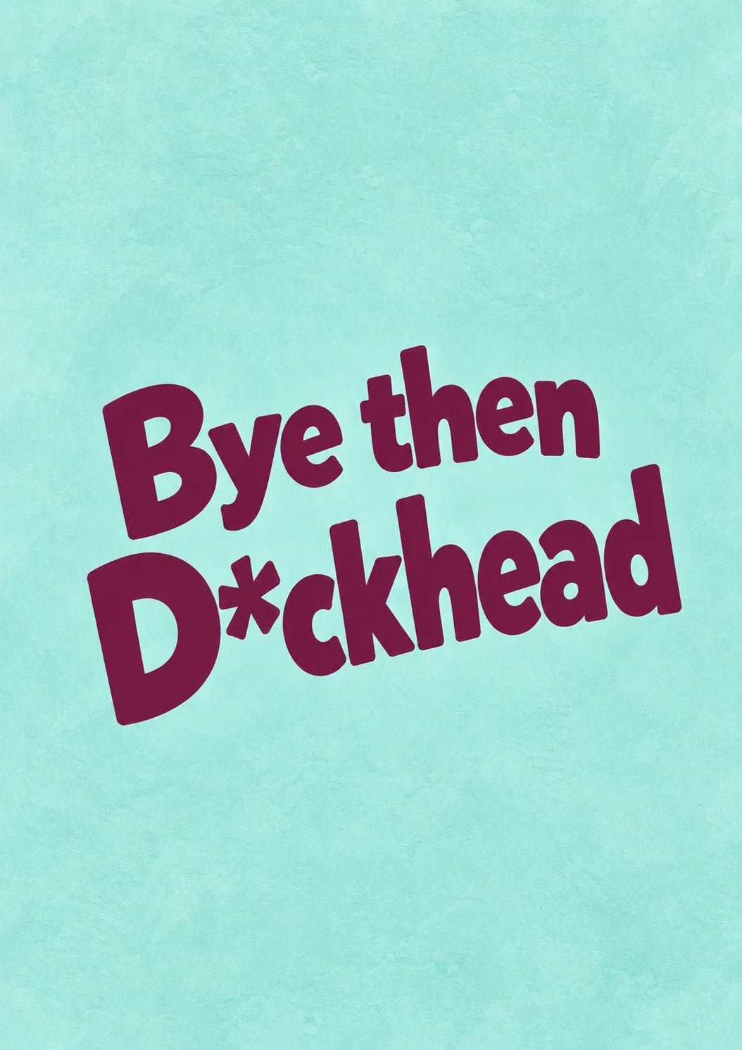 Leaving - Personalised Card — with punch holes