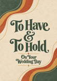 Load image into Gallery viewer, Weddings - Personalised Card — with punch holes
