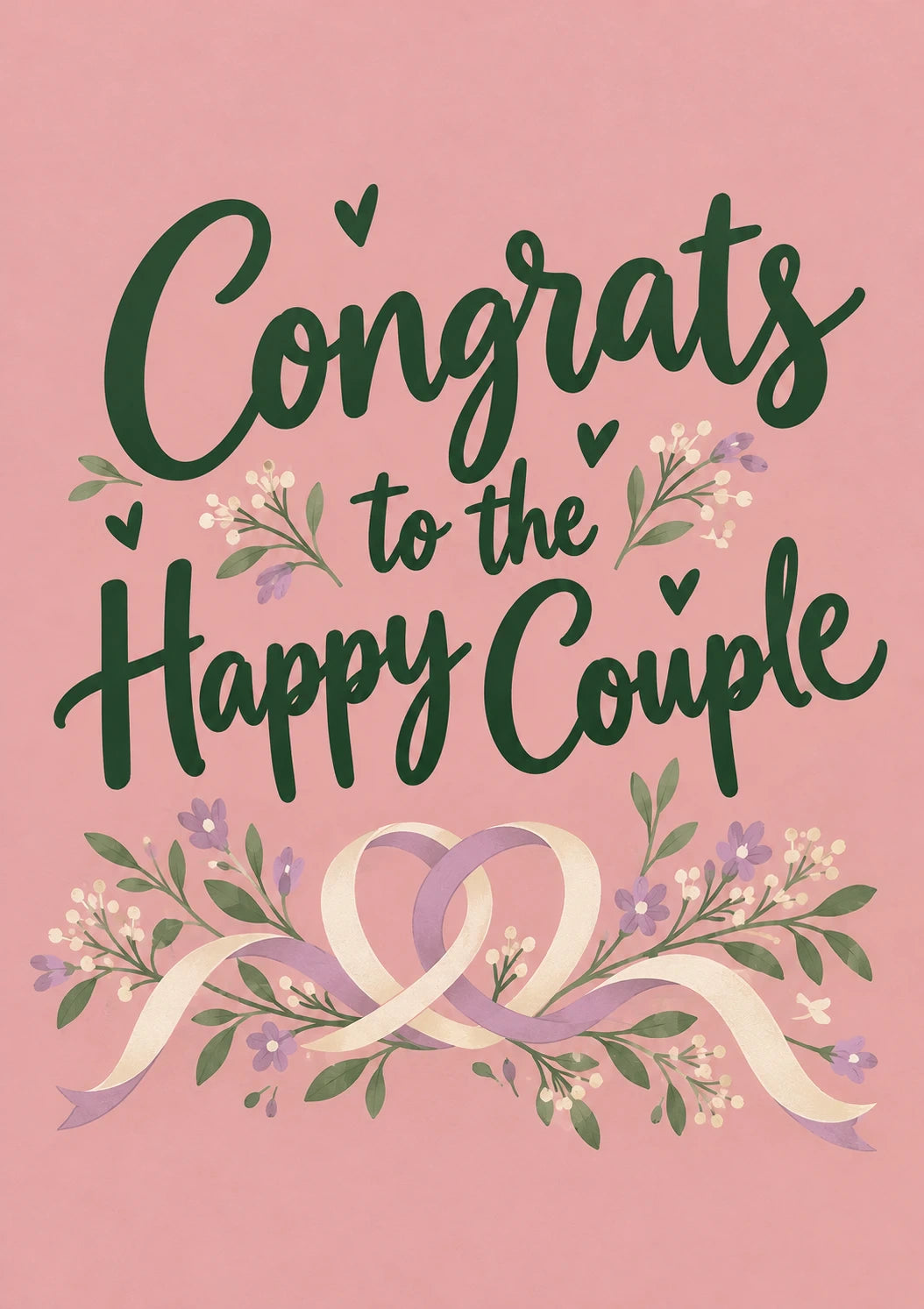 Congrats to the Happy Couple Niece Wedding Card