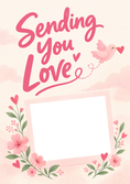 Load image into Gallery viewer, Sending You Love Floral Bird Friendship Card for Granddaughter

