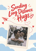Load image into Gallery viewer, Sending Long Distance Hugs Photo Upload Friendship Card for Partner
